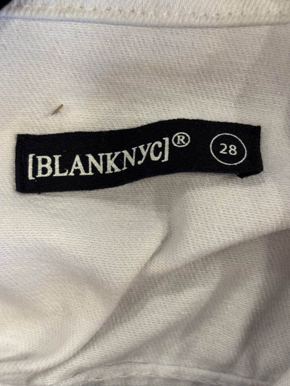 NWT Blank NYC Sometimes Social White Denim Jacket Size Small - Picture 3 of 6